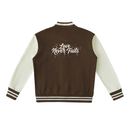 Two-Tone Fleeced Varsity Jacket