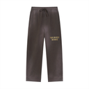 Sun Fade Raw Edge Straight-Leg Sweatpants
