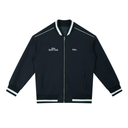 Contrast Piping Zip Bomber Jacket