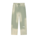 Sun Fade Raw Edge Straight-Leg Sweatpants