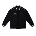 Contrast Piping Zip Bomber Jacket