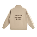 Contrast Side-Stripe Stand Collar  Jacket