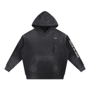 Vintage Washed Frayed Fleece Hoodie